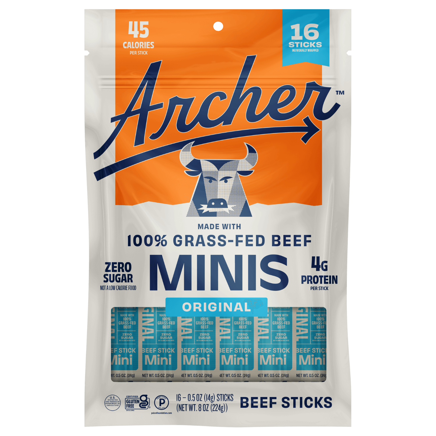 Original Beef Mini Sticks – Archer Jerky