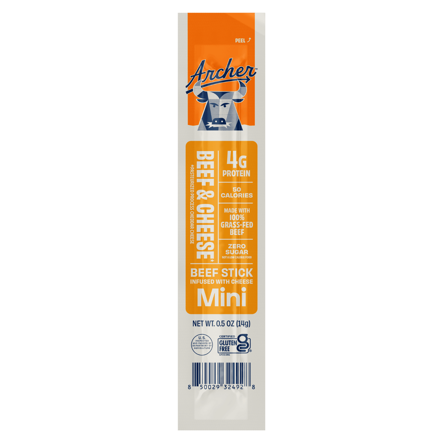 Archer Beef and Cheese Individual Mini Stick front of package