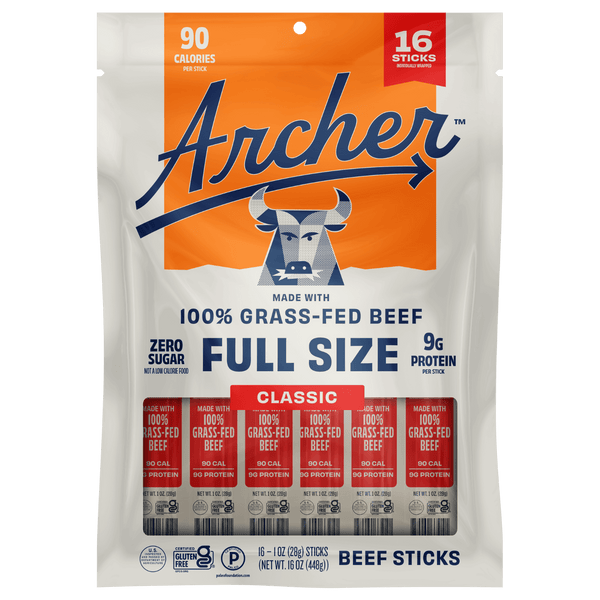 Archer Classic Beef Stick front of package