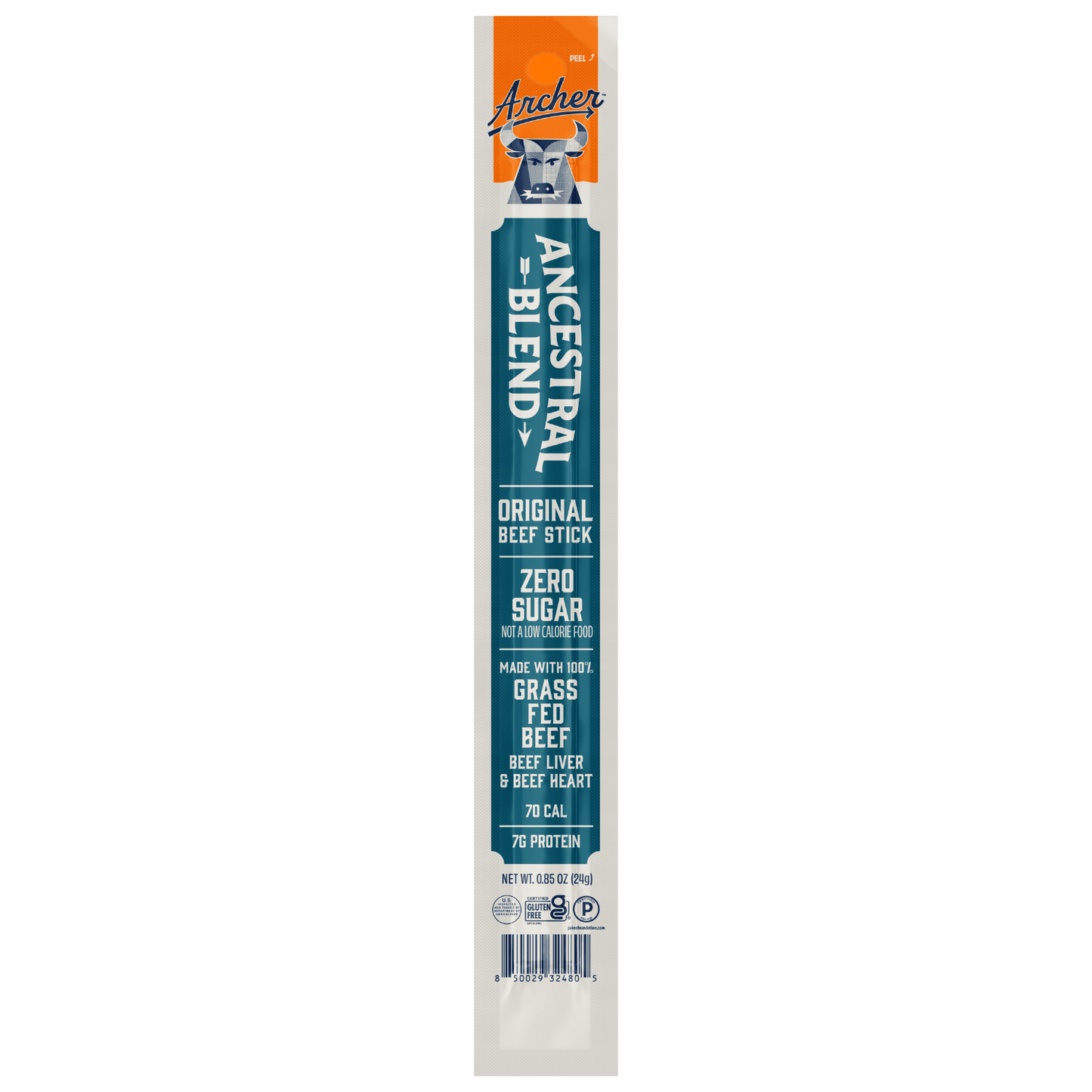 Archer 1 ounce Ancestral Beef Stick front of package