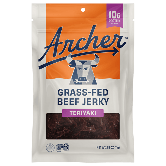 Archer Teriyaki Beef Jerky front of package