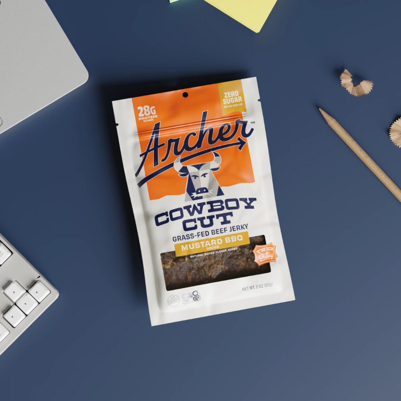 Cowboy Cut Mustard BBQ Beef Jerky