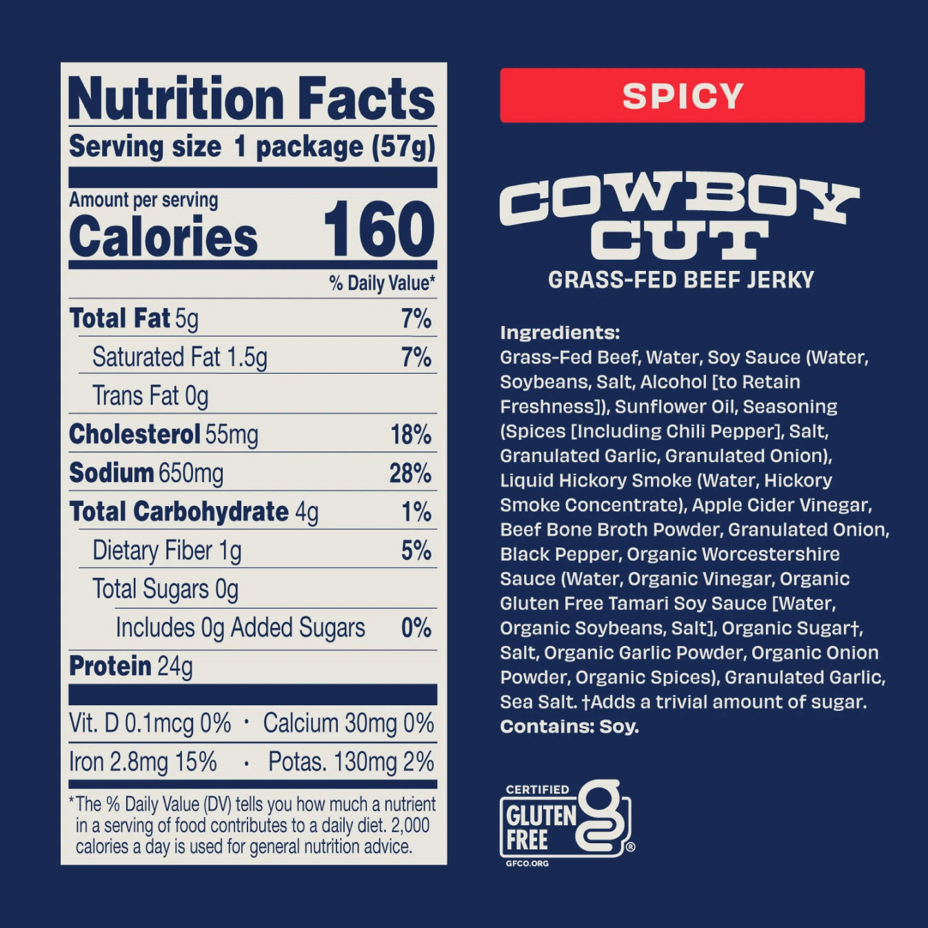 Cowboy Cut Spicy Beef Jerky